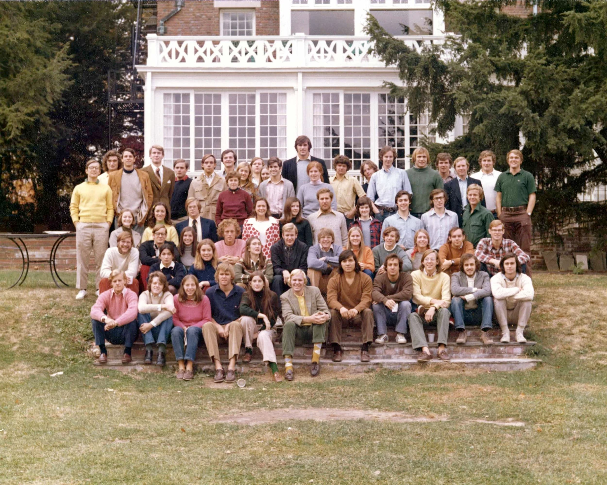 Cap and Gown members in 1974