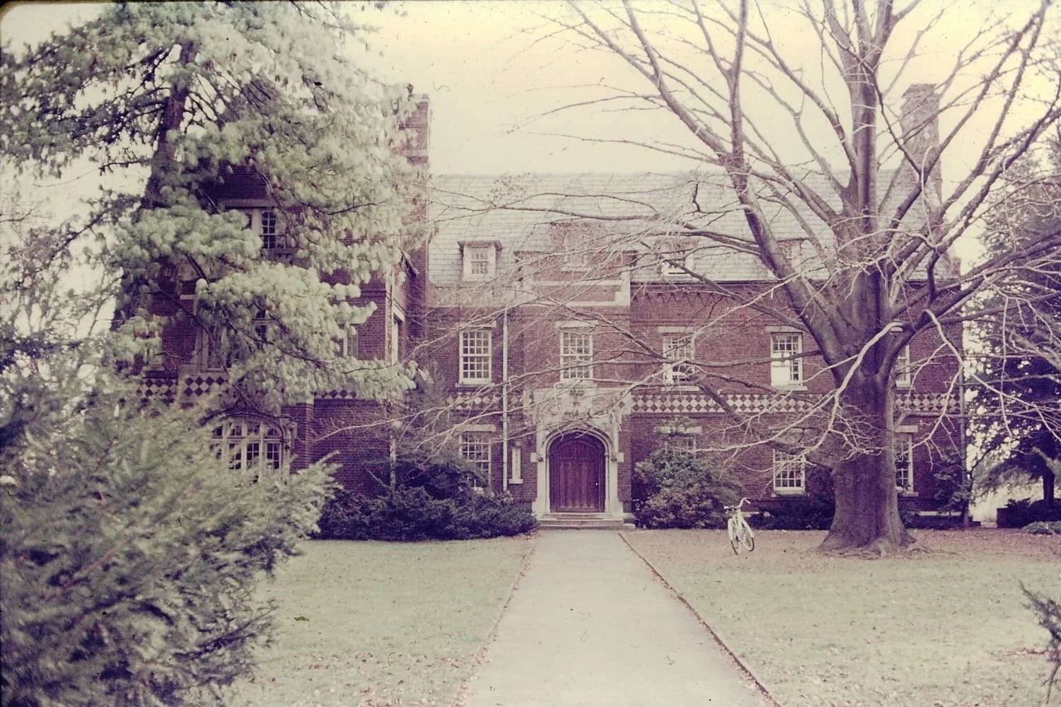 The clubhouse photographed in 1974